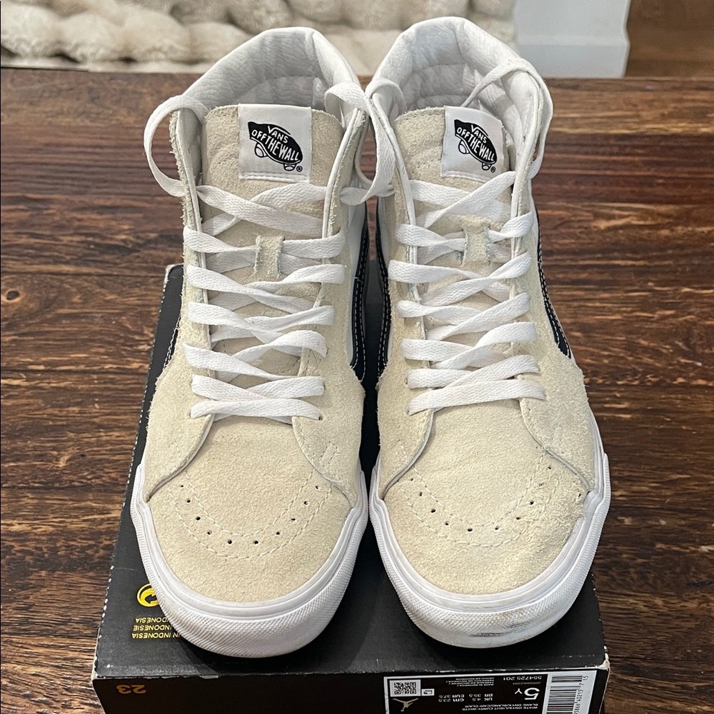 Vans Off-White High-Top Sneakers